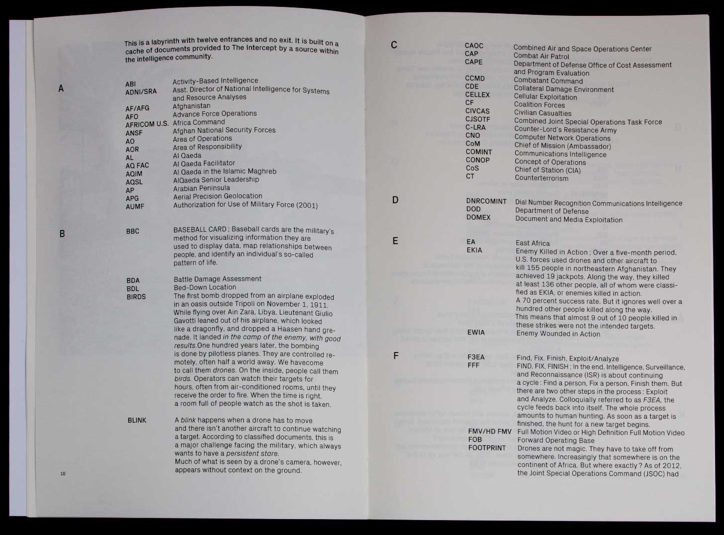 Atlas of the Drone War — spread 1